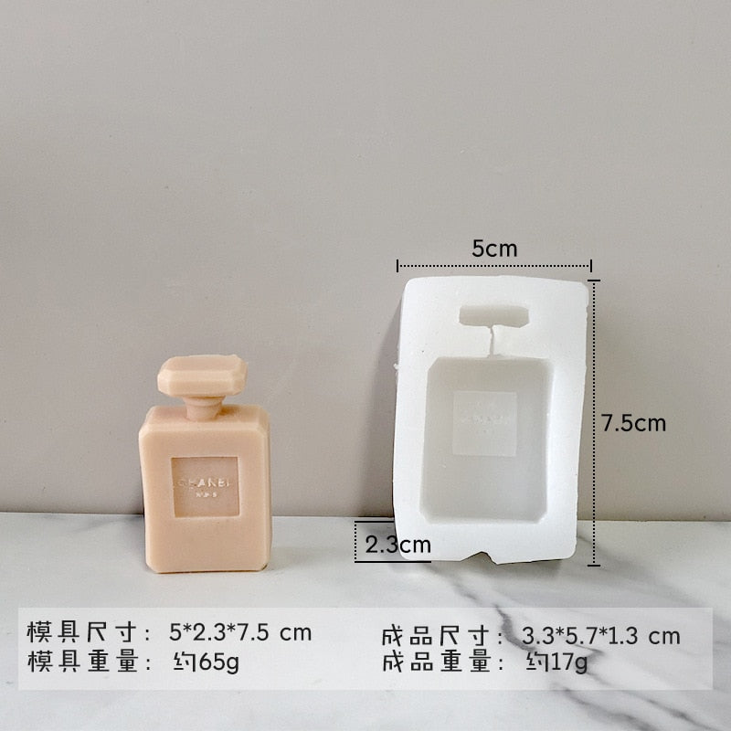 Perfume Bottle Shape Soap/Candle Molds