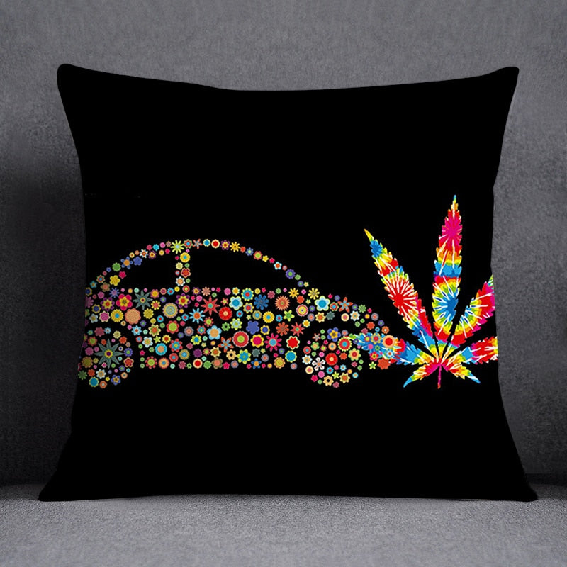 Assorted Weed Theme Pillow Cases