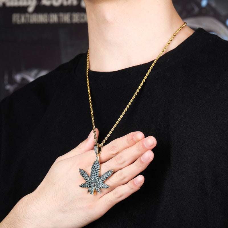 Cannabis Leaf Necklace