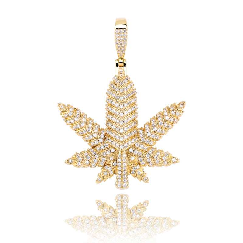 Cannabis Leaf Necklace