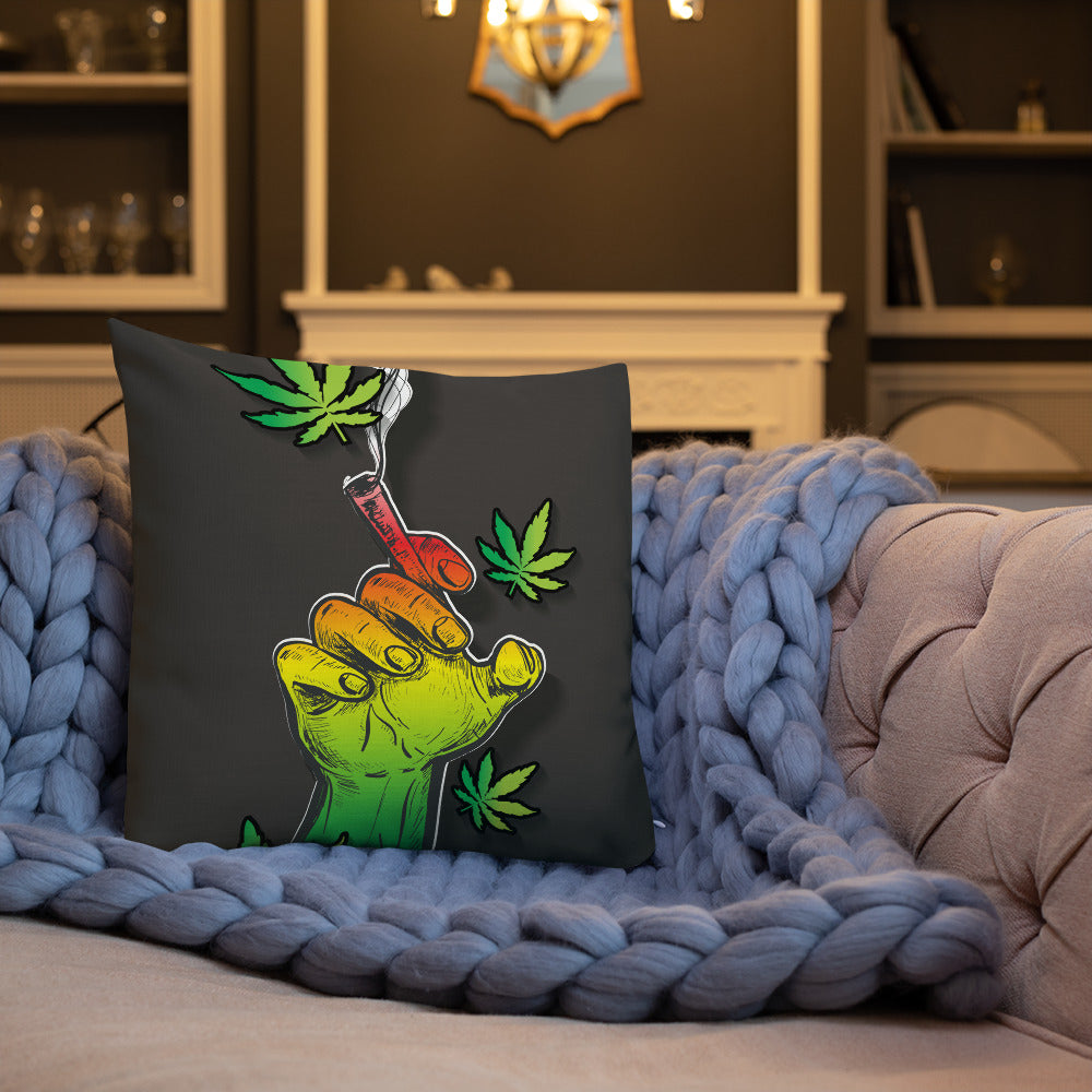 Black Smoke Collection Premium Pillow