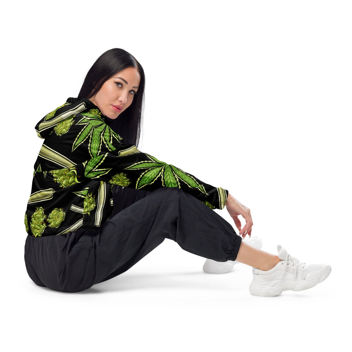 Bud Collection Women’s cropped windbreaker