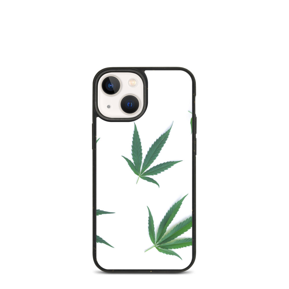 White Indica Collection Biodegradable phone case
