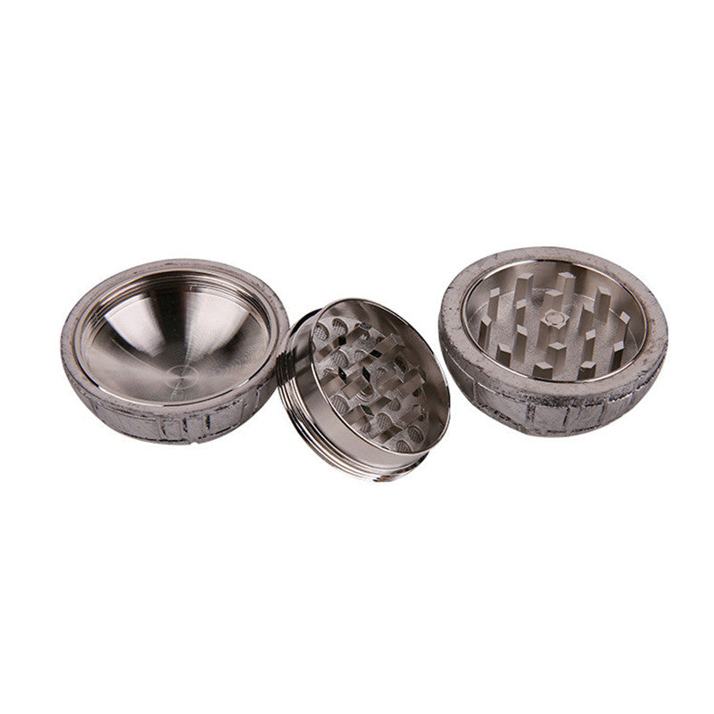 Three-layer Zinc Alloy Smoke Grinder