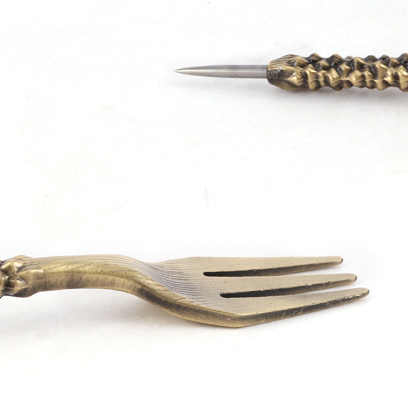 Metal Hookah Cream Fork Plus Teasing Needle