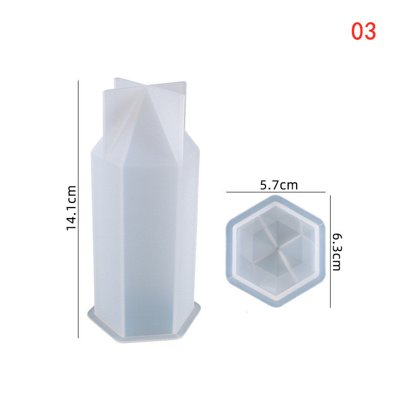 Crystal Epoxy Silicone Candle Making Mold