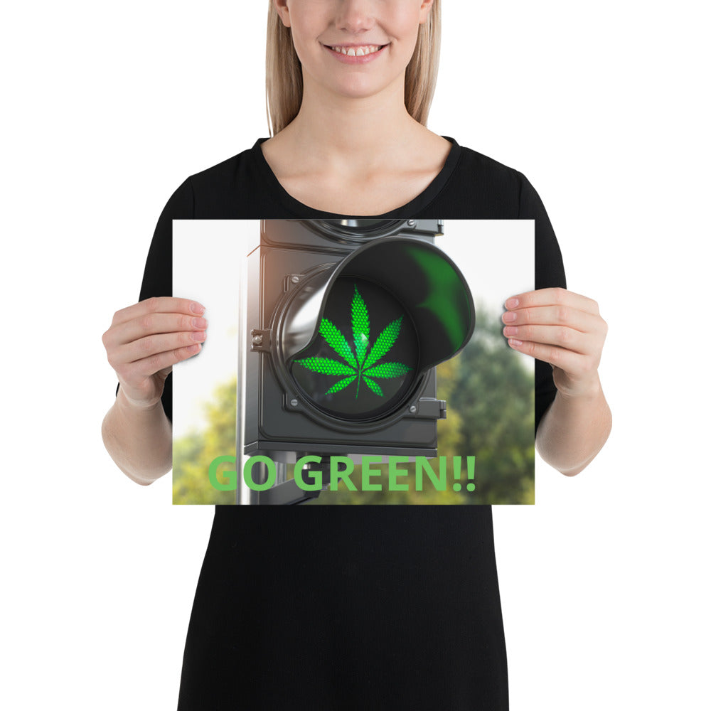 Go Green Poster