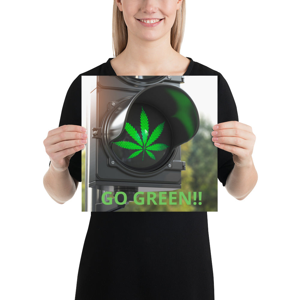 Go Green Poster