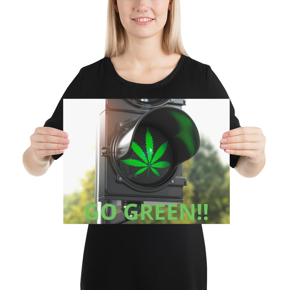 Go Green Poster