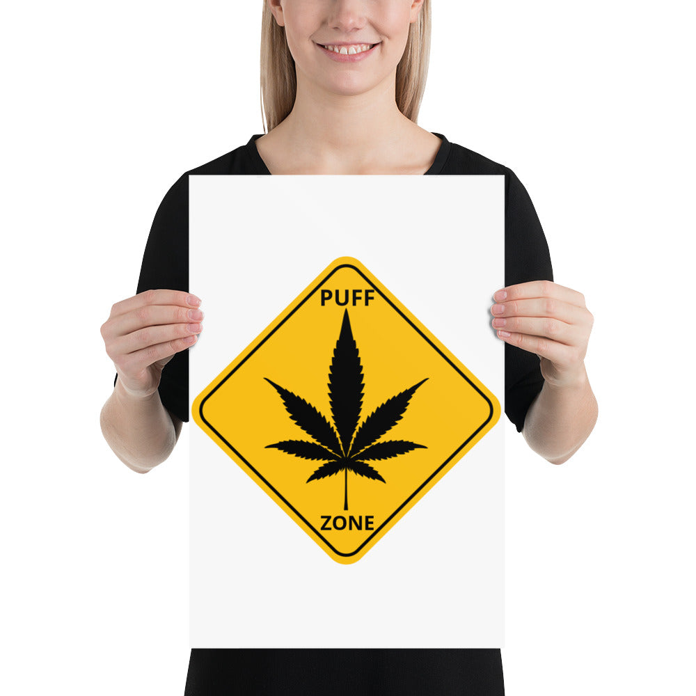 Puff Zone Poster