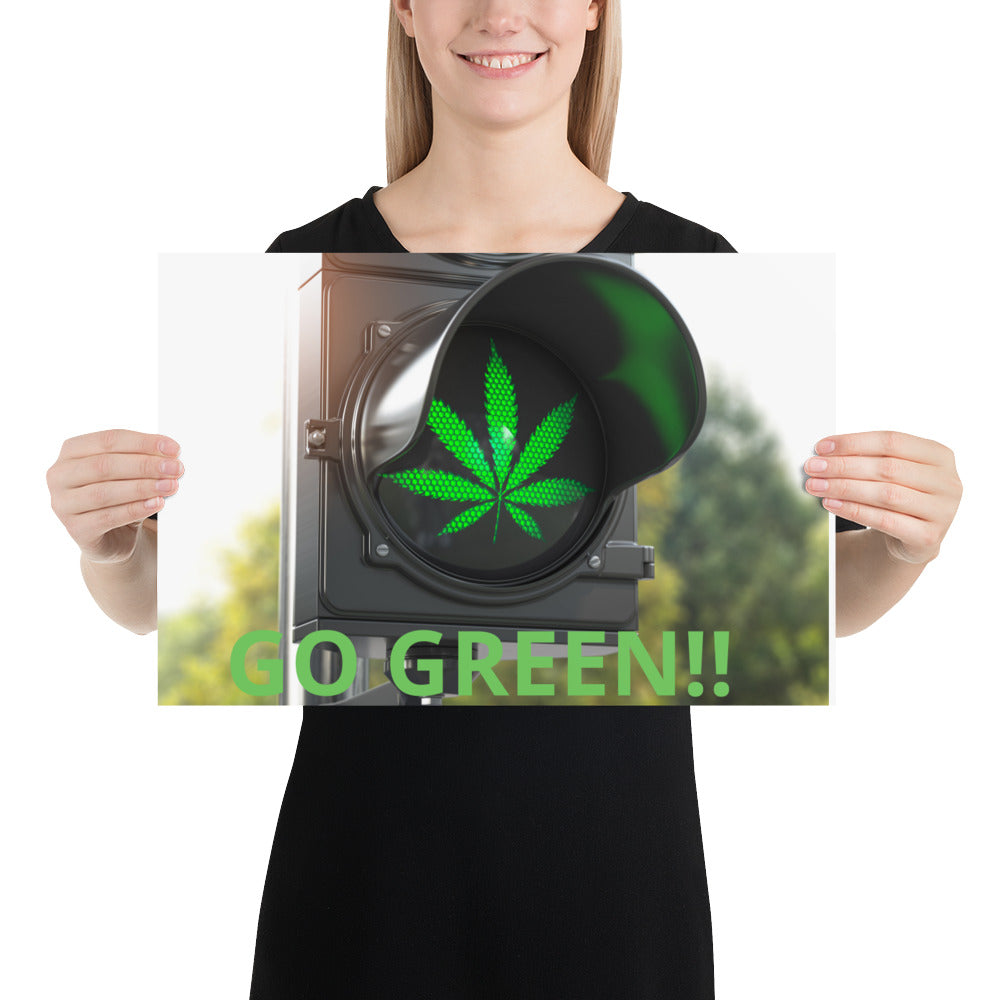 Go Green Poster