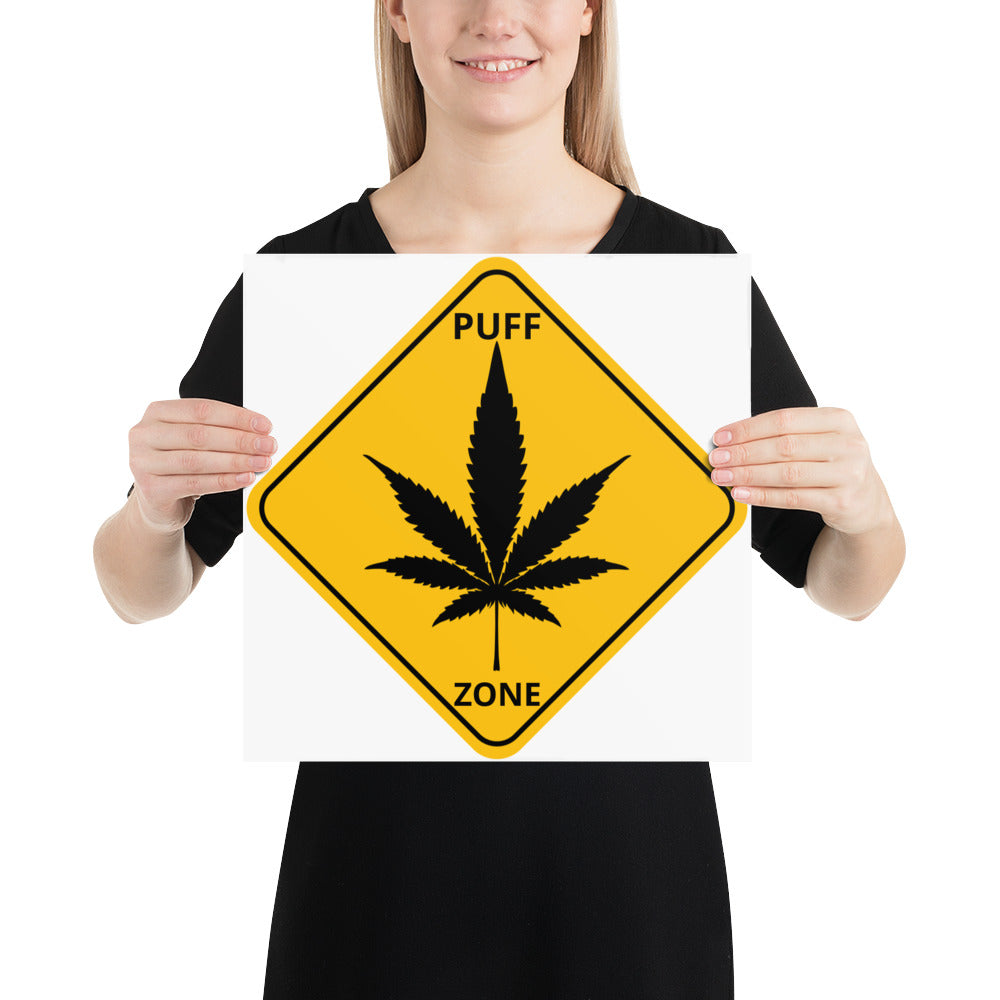 Puff Zone Poster