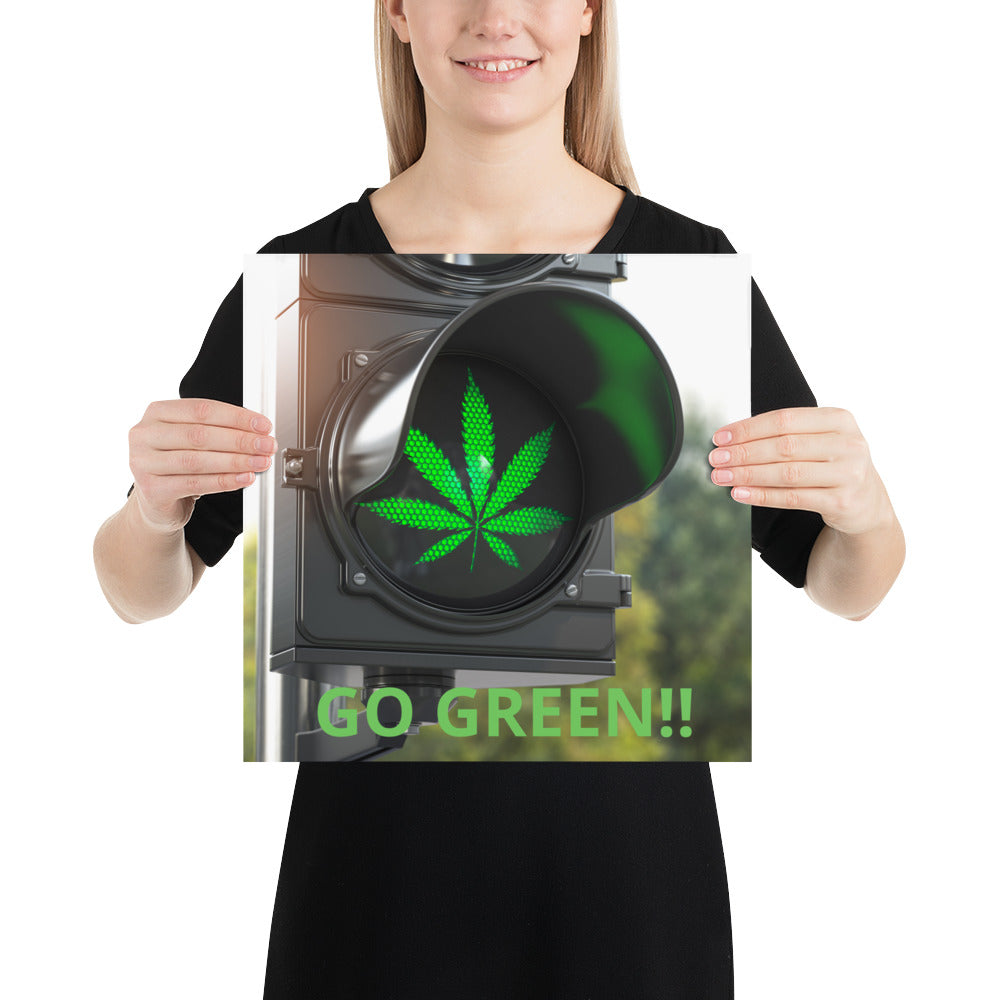 Go Green Poster