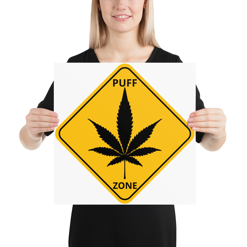 Puff Zone Poster