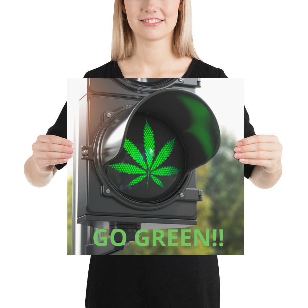 Go Green Poster