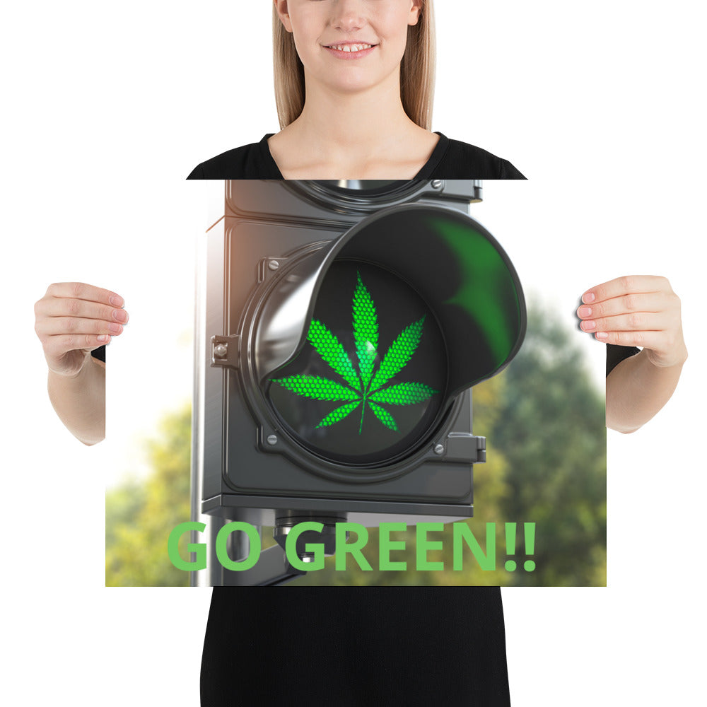 Go Green Poster