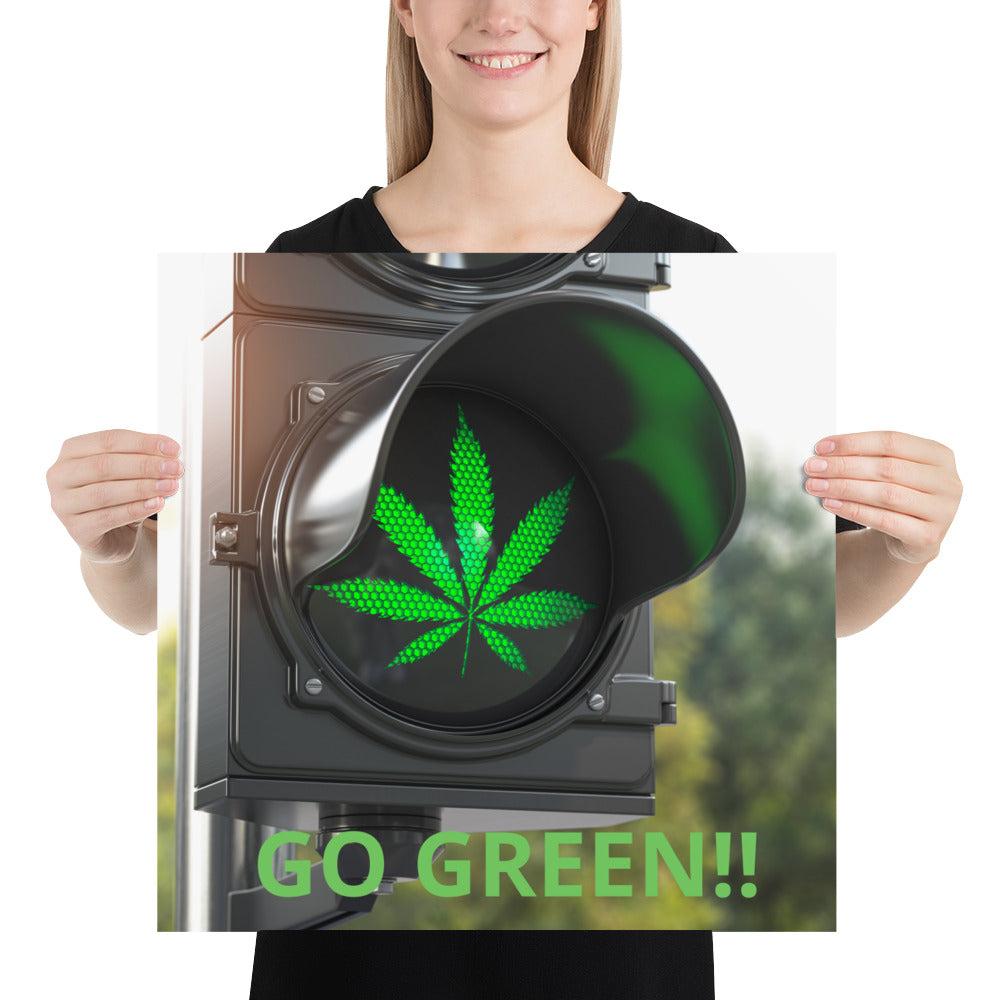 Go Green Poster