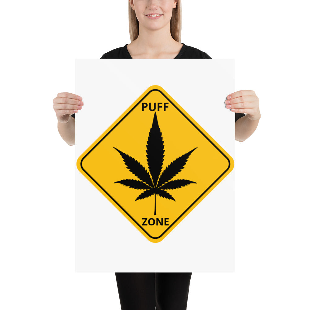 Puff Zone Poster