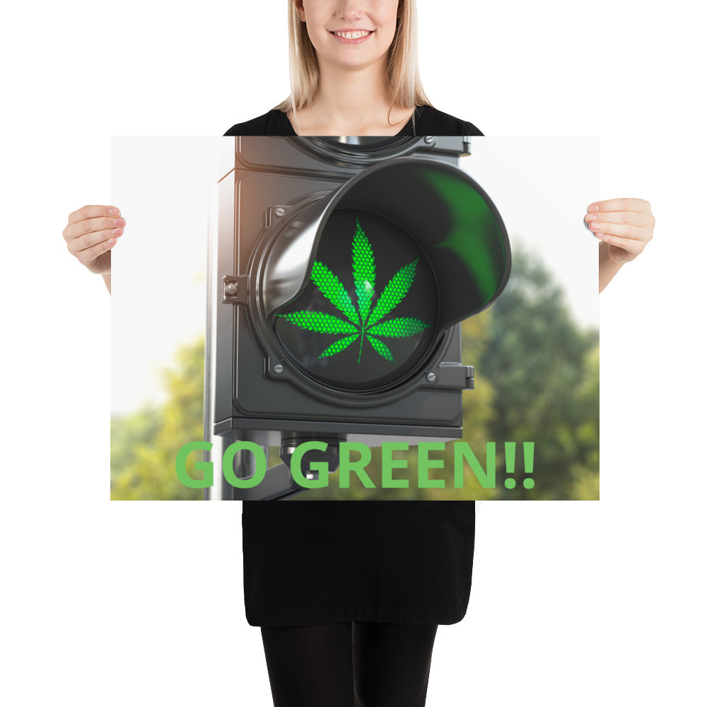 Go Green Poster