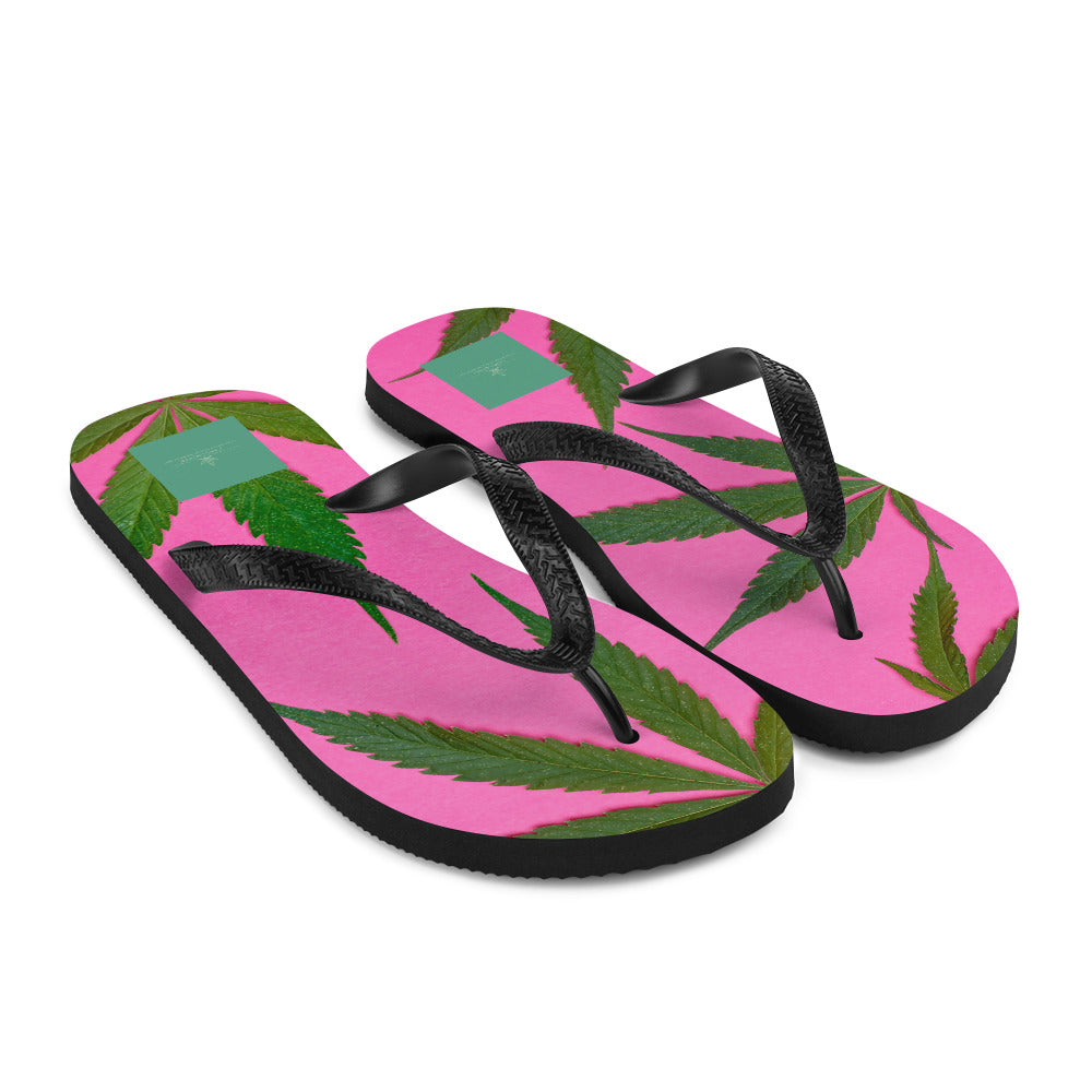 Pink Sativa Collection Flip-Flops