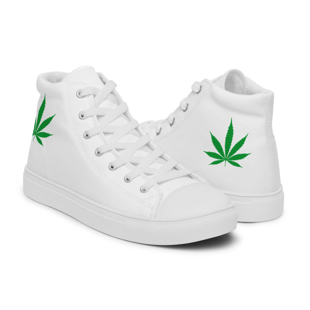 Leaf Collection Women’s high top canvas sneakers