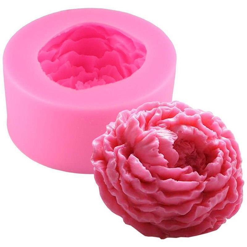 3D Fondant Molds Flowers Handmade Soap Candle Clay Mold Cake