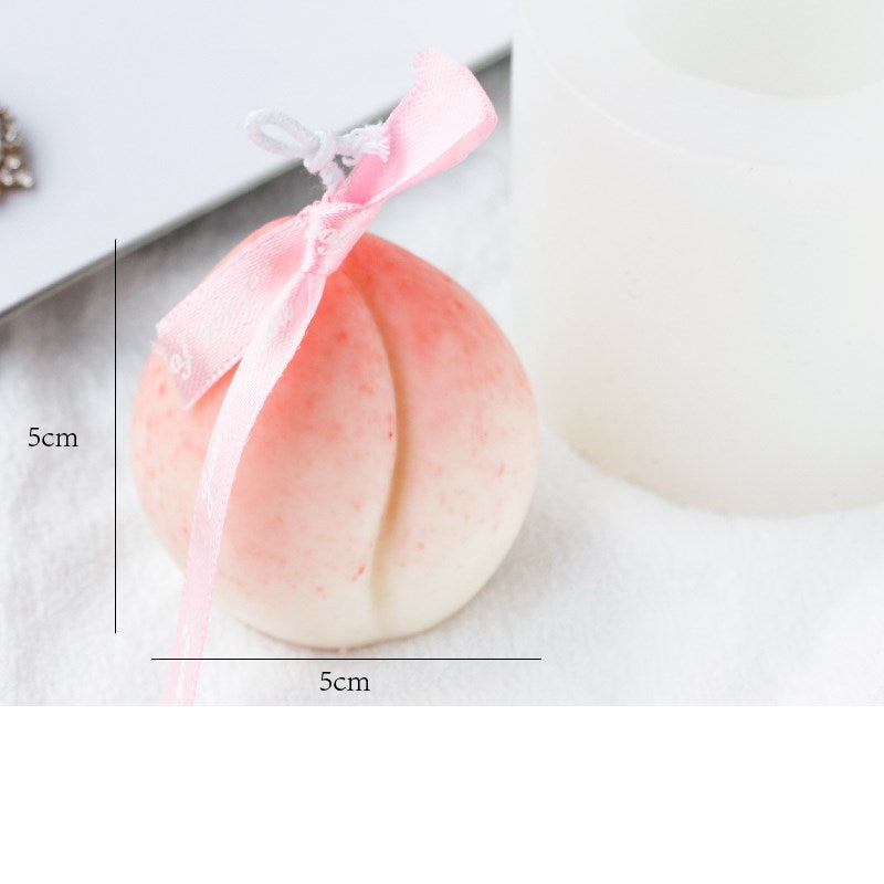 Scented Candle Making Peach Silicone Mold