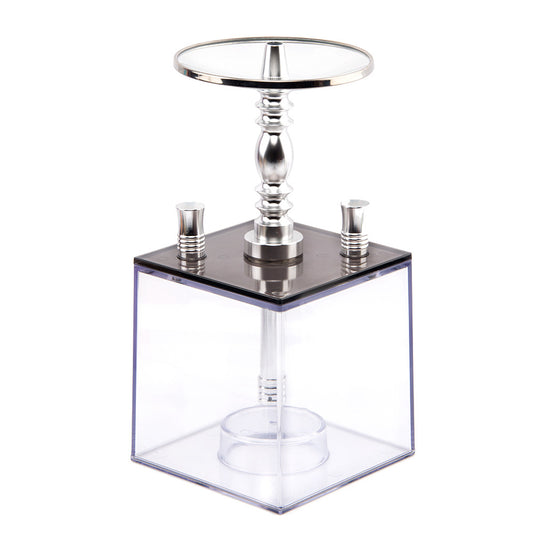 Ice Cube Acrylic Double Pipe Hookah Set