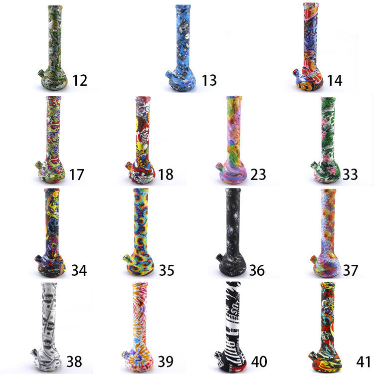 Colorful Psychedelic Silicone Bongs