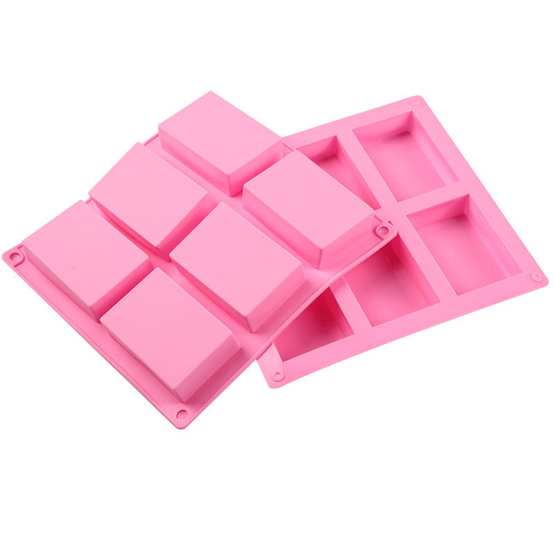6 Rectangular Silicone Cake Molds Silicone Soap Handmade Soap Molds