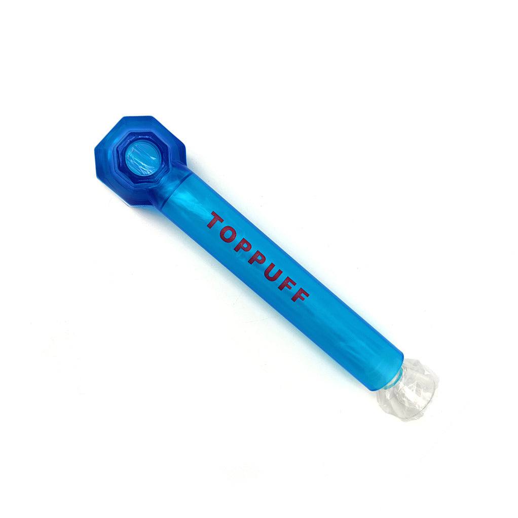Top Puff Colorful Bottle Lid Bong Pipes