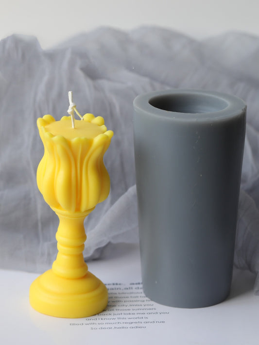 Tulip Candlestick Candle Mold