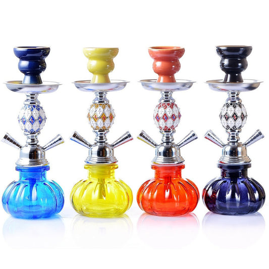Colorful Classic Double Pipe Hookah Sets