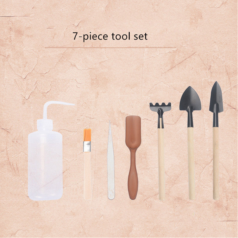 Succulent planting tool combination set