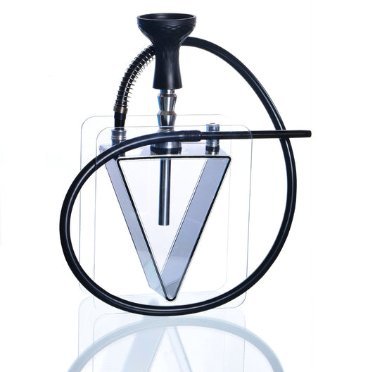 Acrylic Triangle Pot Hookah Set