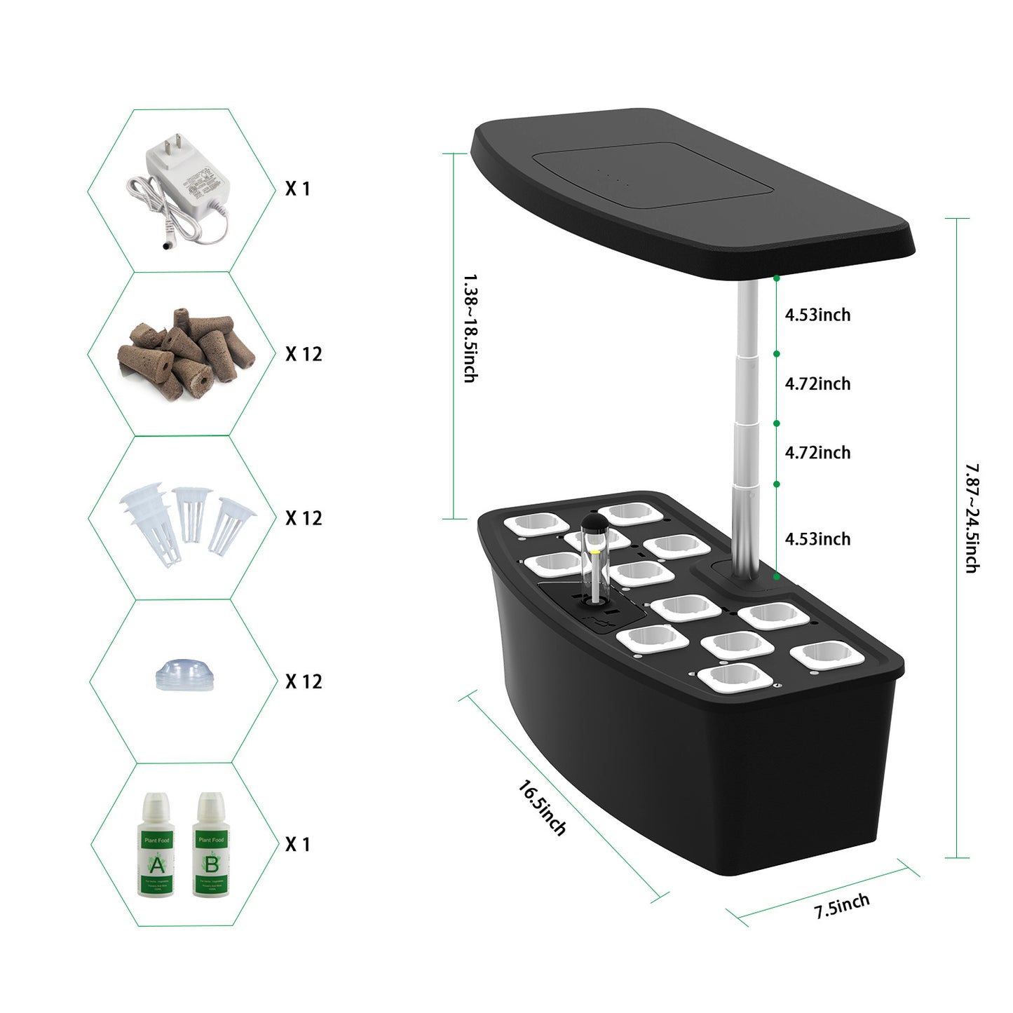 Smart Indoor Cannabis Planter Grow Light