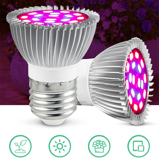 Led Aluminum Plant Grow Light Full Spectrum E27