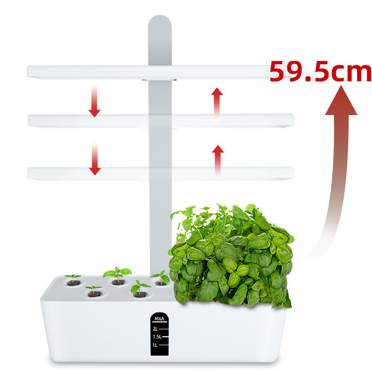 Soilless Culture Smart Hydroponic Planting Machine With Growth Light