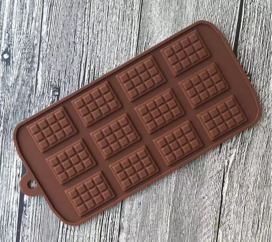 12pc Chocolate non-stick silicone chocolate mold