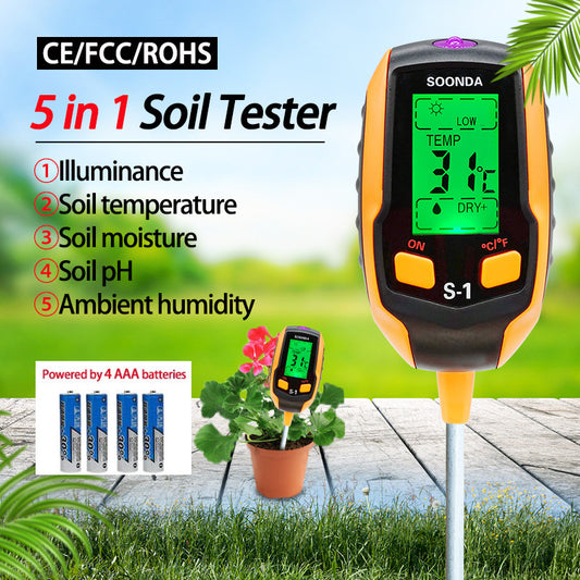 Four-in-one Soil Detector PH Meter