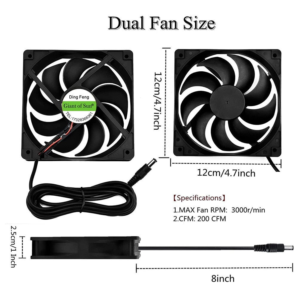 Solar Fan Air Extractor Mute Eco-Friendly Ventilation Fan