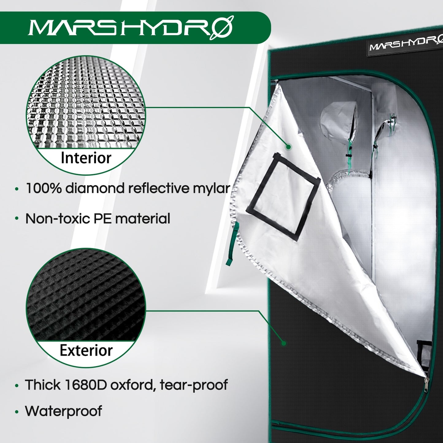 MarsHydro Indoor Hydroponic Grow Tent