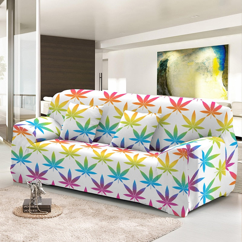 Assorted Cannabis Leaf Sofa Covers