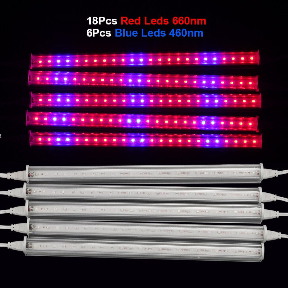Phytolamp Full Spectrum LED tube bar Grow Light 85-265V