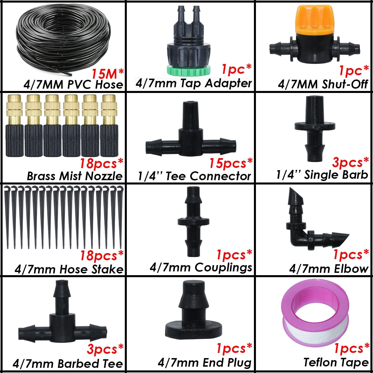 Automatic Drip Watering Irrigation Kit System