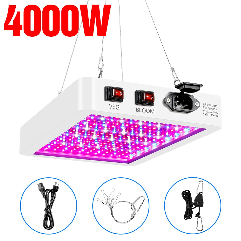 220V LED Full Spectrum Plant Lamp Grow Light