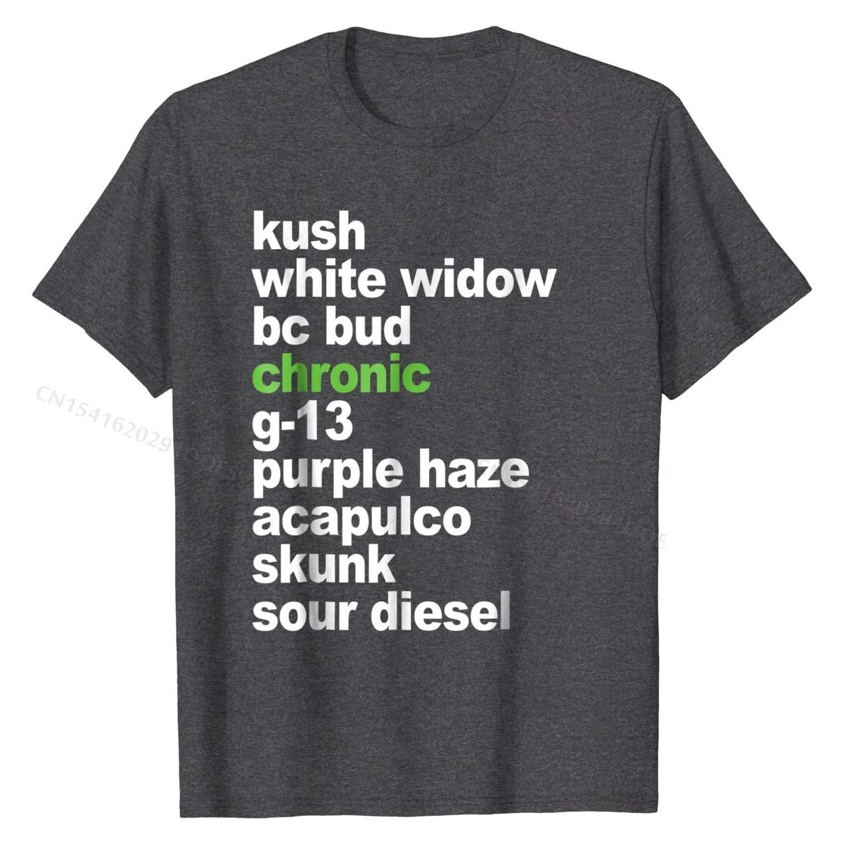 Weed Strain List T-Shirt