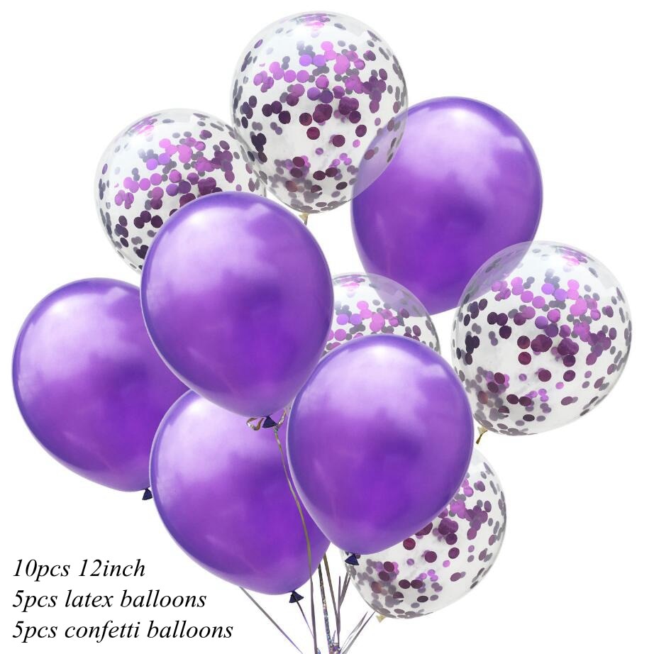 10Pc 1Assorted Color 2inch Metallic Balloons