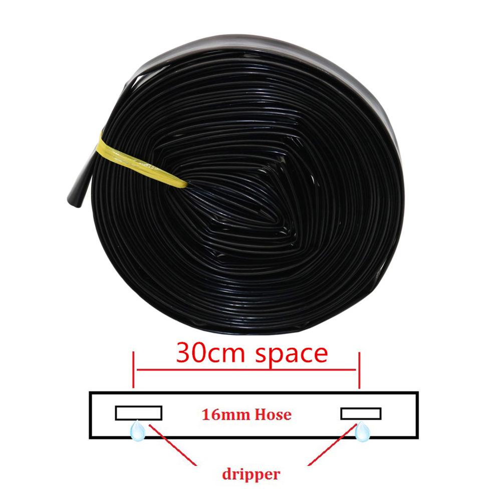 20/40/80m Agriculture Drip Irrigation Tape Space Soaker Hose