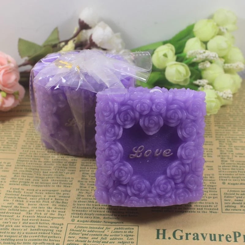 3D "Love" Candle Silicone Mold